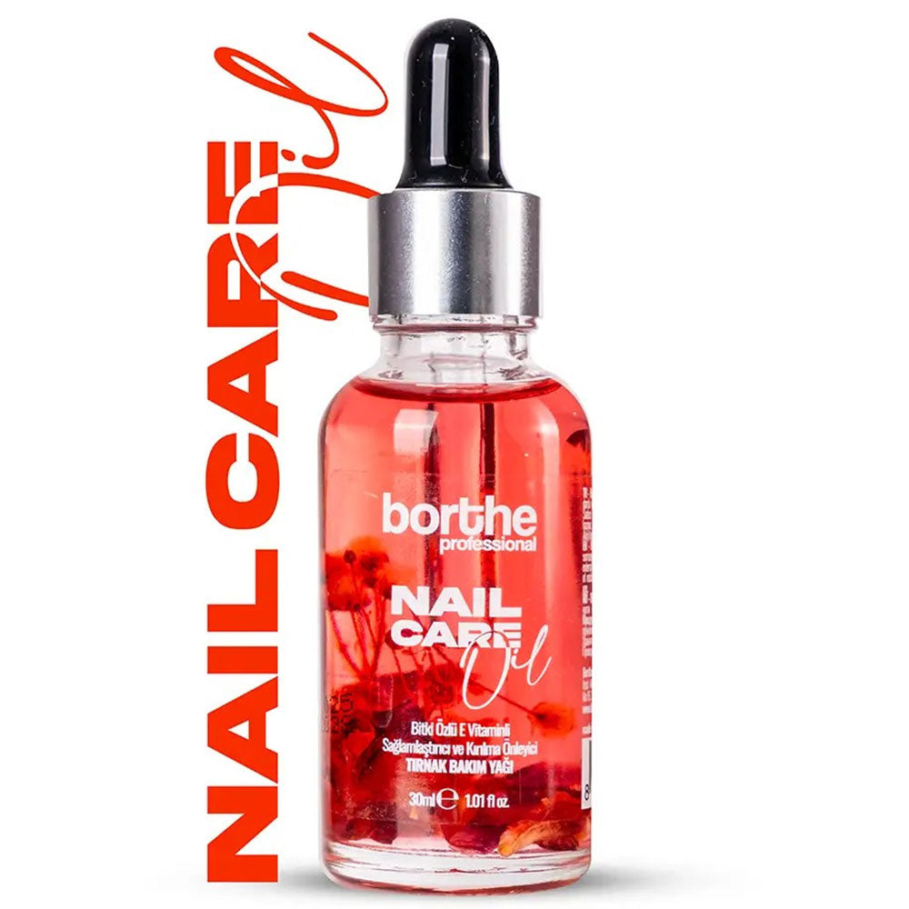 Borthe Strawberry Herbal Nail Care Oil for Stronger Nails 30 ml