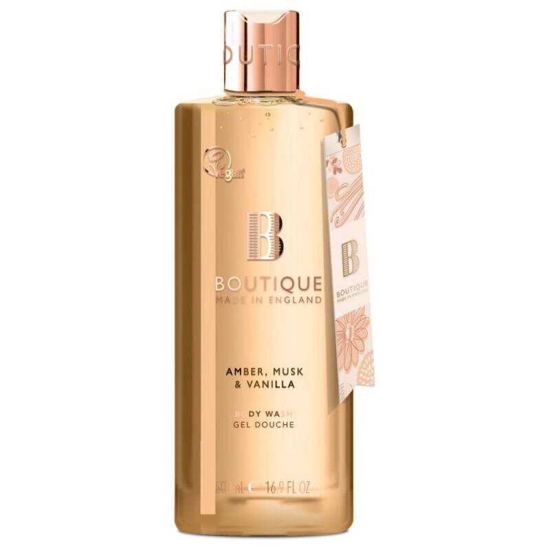 Boutique Amber Musk &amp; Vanilla Shower Gel 500 ml