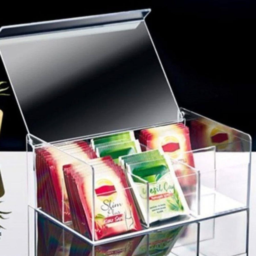 Box Up Tea Storage Box Organizer for Kitchen 21.7cm