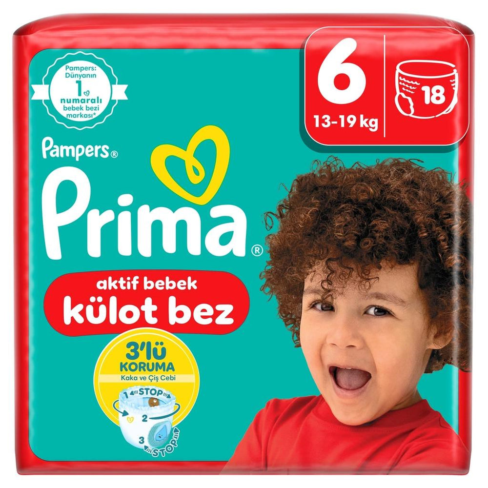 Pampers Premium Protection Pants Size 6 Diapers 18 Count