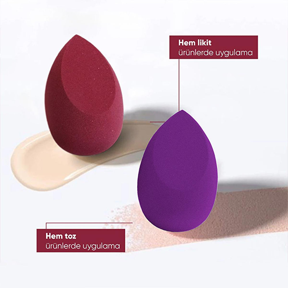 Görkito Makeup Sponge - Bordo, Beauty Blender for Flawless Makeup Application - view 2
