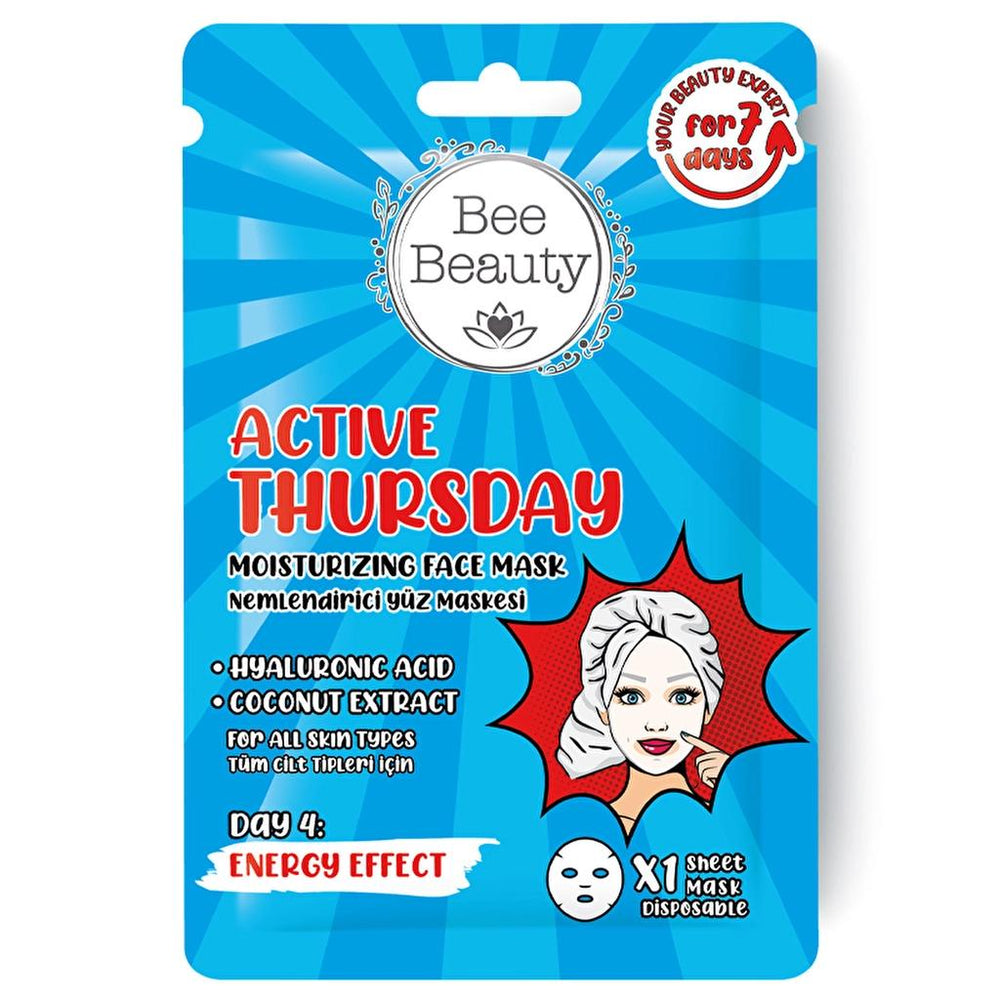 Bee Beauty Weekly Care Mask Set for Glowing Skin 7-Pack