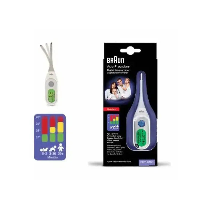 Braun Age Precision Digital Thermometer with Color Display
