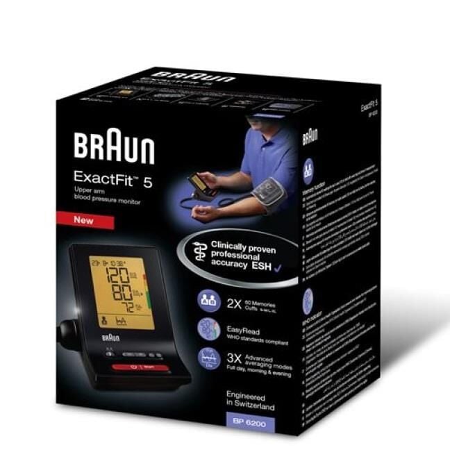 Braun BP 6200 Upper Arm Blood Pressure Monitor 1 Count
