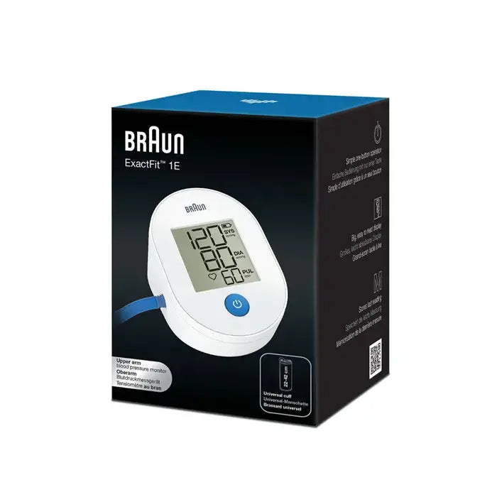 Braun ExactFit 1E Upper Arm Blood Pressure Monitor