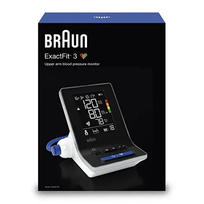 Braun ExactFit 3 Upper Arm Blood Pressure Monitor with 2 Cuffs