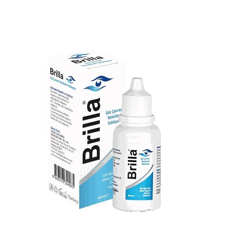 Brilla Eye Contour Cleansing Solution with Tea Tree Oil 40ml