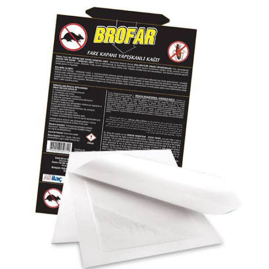 Brofar Sticky Paper Mouse Trap for Pest Control 2 Count