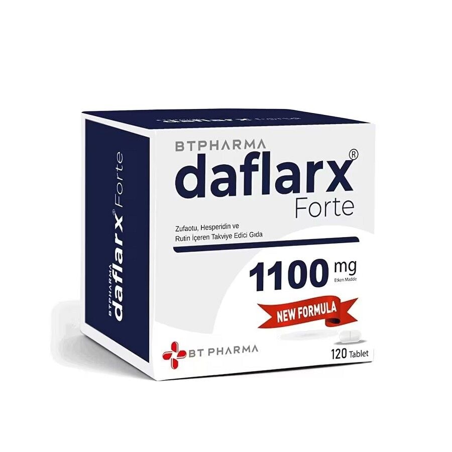 Btpharma Daflarx Forte Herbal Support Supplement 120 Tablets