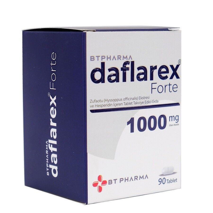 BTPharma Daflarex Forte Herbal Support Supplement 90 Tablets