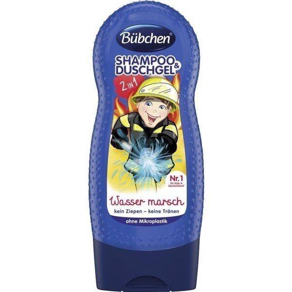 Bubchen Water March Shampoo & Shower Gel Gentle Cleansing 230 ml