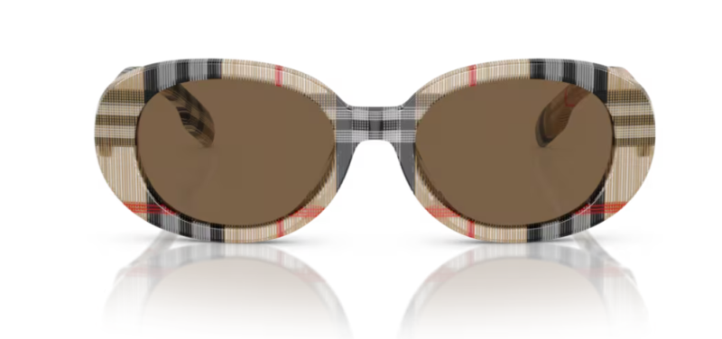 Burberry Junior OJB4339 Vintage Check Kids Sunglasses 48mm