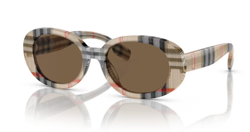Burberry Junior OJB4339 Vintage Check Kids Sunglasses 48mm