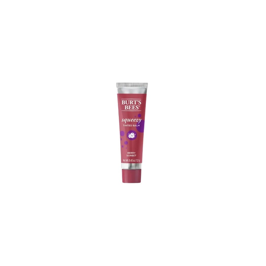 Burts Bees Squeezy Tinted Lip Balm Berry Sorbet 12.1g