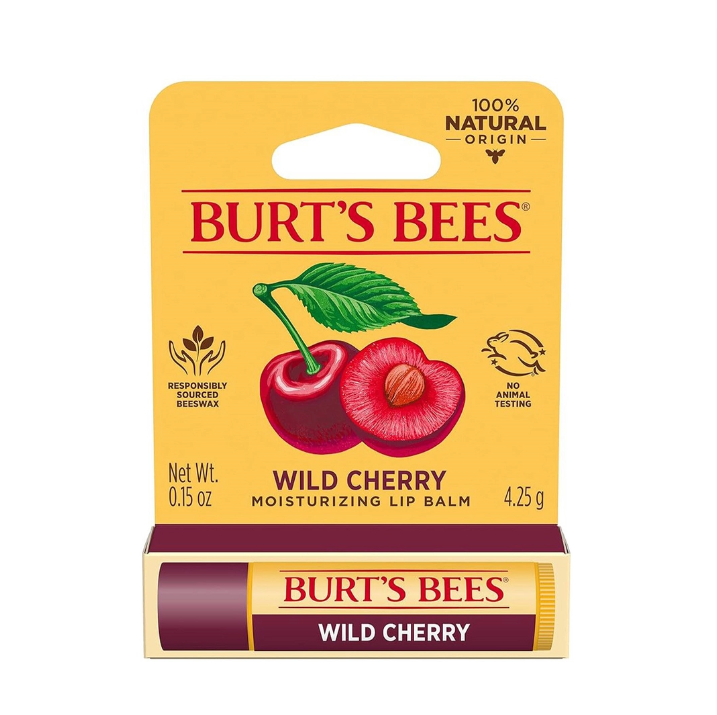 Burt's Bees Wild Cherry Lip Balm Hydrating Care 4.25g