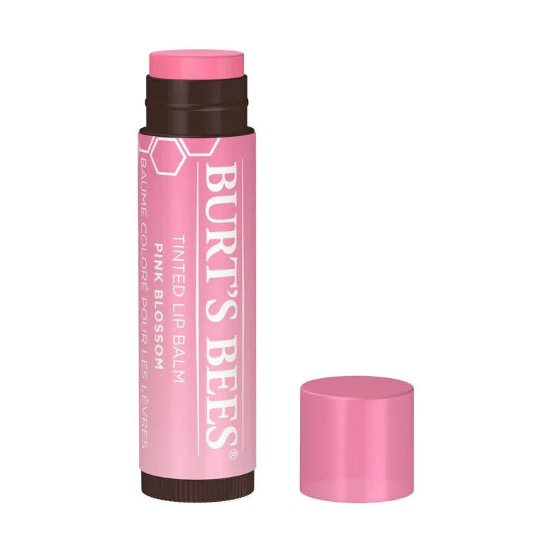 Burt's Bees Tinted Lip Balm Pink Blossom Hydrating Color 4.25g