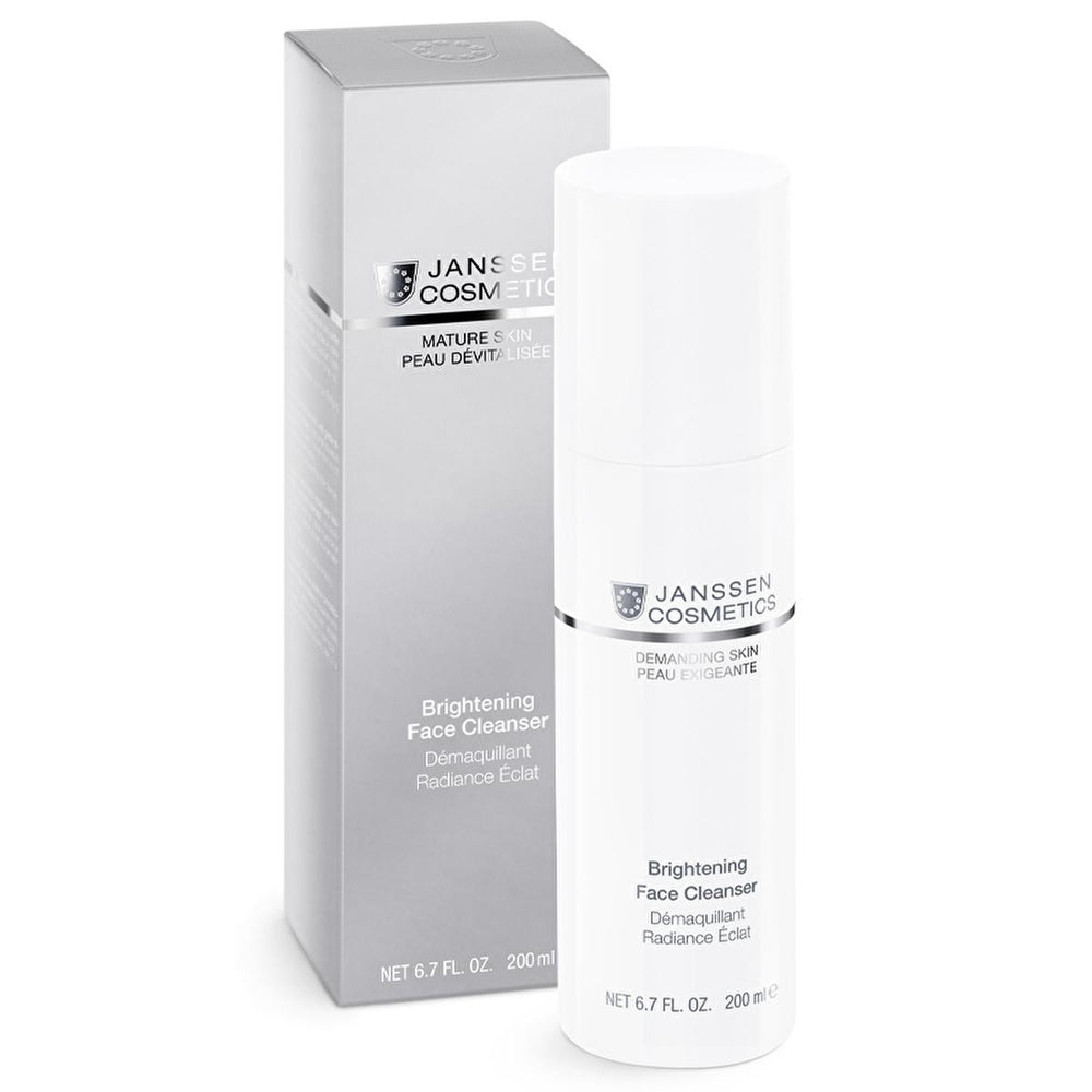 Janssen Cosmetics Brightening Face Cleanser - Rich Cleansing Lotion with Mulberry Extract, Eco-Friendly - Makeup Remover