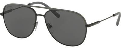 Bvlgari 5047-Q 128/87 Matte Grey Metal Sunglasses 59mm