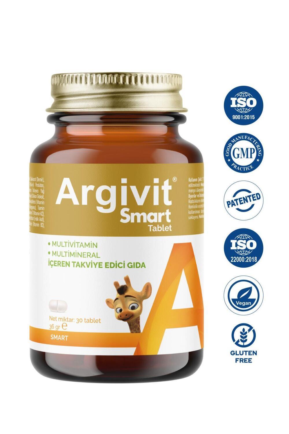 Argivit Multivitamin for Children - Argivit Smart 30 Tablet for Kids Aged 11+ - image 4