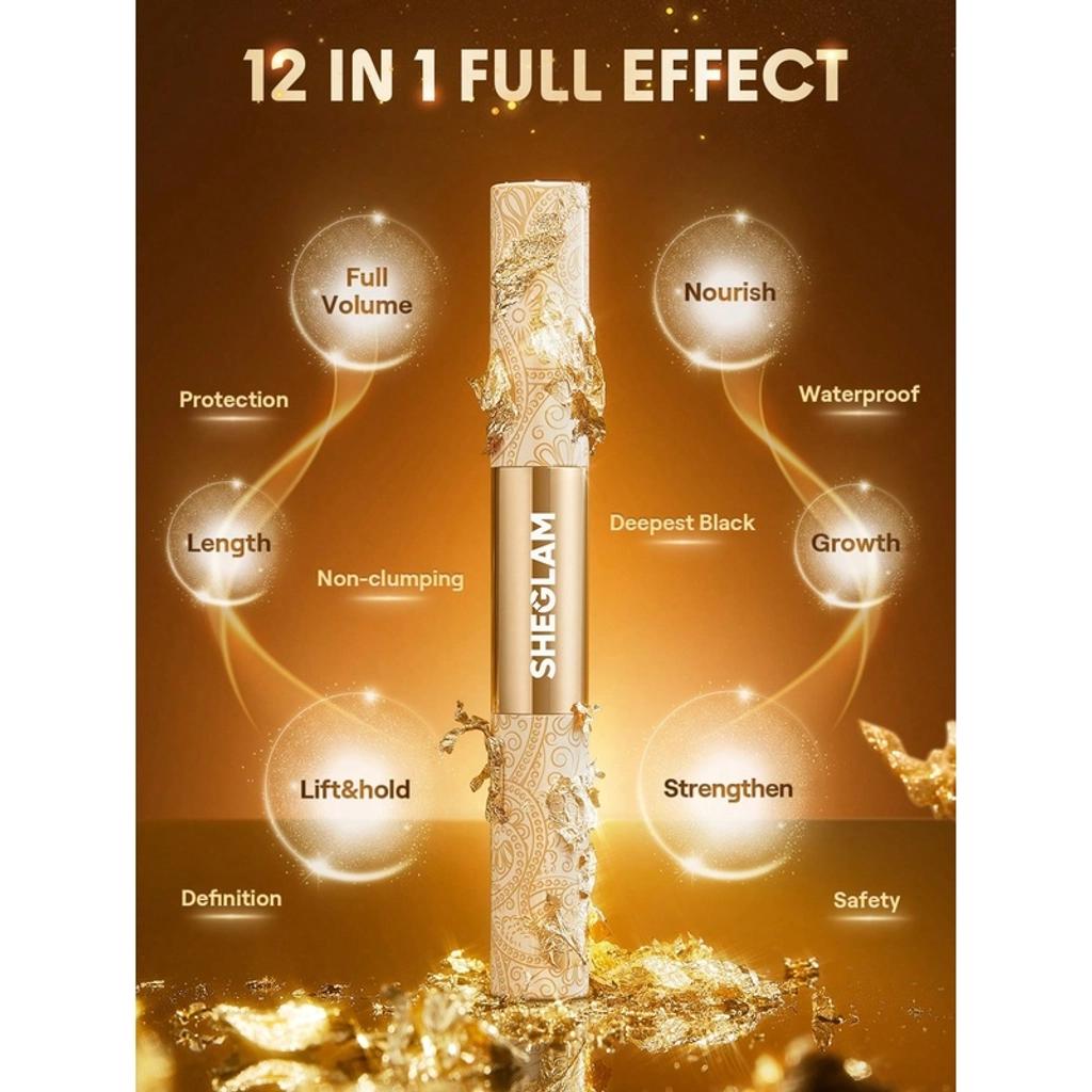 Sheglam All-In-One 24K Multi Effect Waterproof Mascara Black