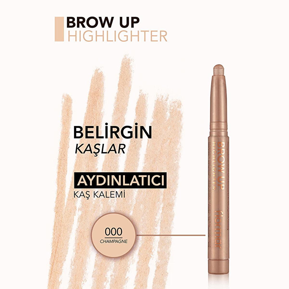 Flormar Brow Up Champagne Eyebrow Highlighter Pencil - Lift &amp; Illuminate, Long-Lasting Shimmer, Soft Texture Flormar Brow Up: Eyebrow Highlighter Pencil - Lift &amp; Illuminate eyebrow highlighter pencil, brow lift highlighter, shimmer brow pencil, kaş altı aydınlatma kalemi, brow bone highlighter, illuminating brow pencil, long lasting brow highlighter, soft texture brow highlighter, Flormar brow up highlighter, eyebrow highlighter, brow highlighter, shimmer pencil, illuminating pencil, makeup, cosmetics, brow