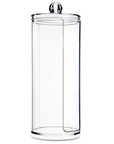 Eklips Cotton Round Organizer Clear Acrylic Vanity Holder