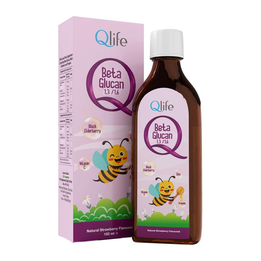 Qlife Sambucus & Beta Glucan Liquid Supplement 150 ml