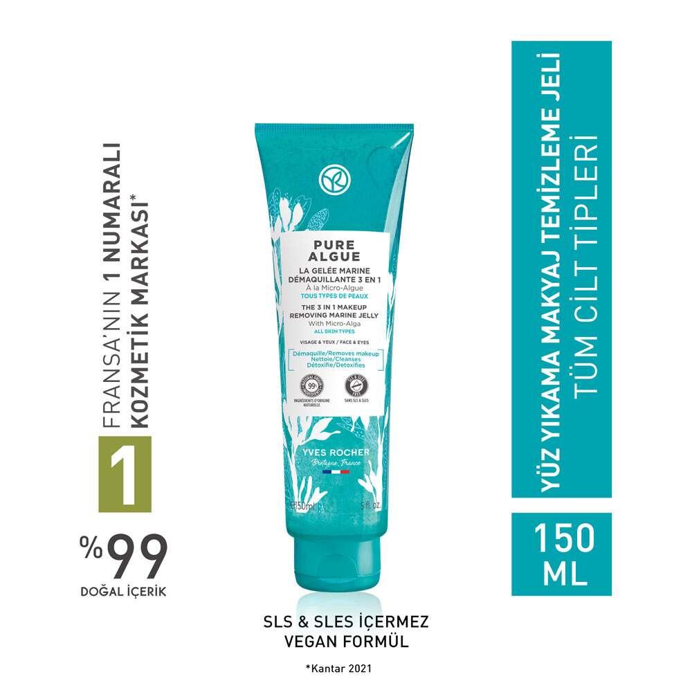 Pure Algue Facial Cleansing Gel for Normal to Dry Skin - Detoxifying Makeup Remover Pure Algue Cleansing Gel - Detoxifying Makeup Remover Facial Cleansing Gel, Makeup Remover, Detoxifying Skincare, Normal to Dry Skin, Pure Algue, Skincare Routine, Waterproof Makeup, Micro-droplet Technology, Gentle Cleanser, Skincare Essentials