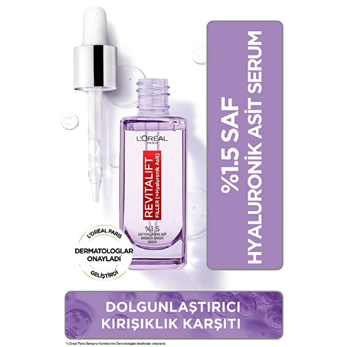 L'Oreal Paris Revitalift Filler Hyaluronic Acid Serum 1.5% - 30ml | Anti-Aging - view 2