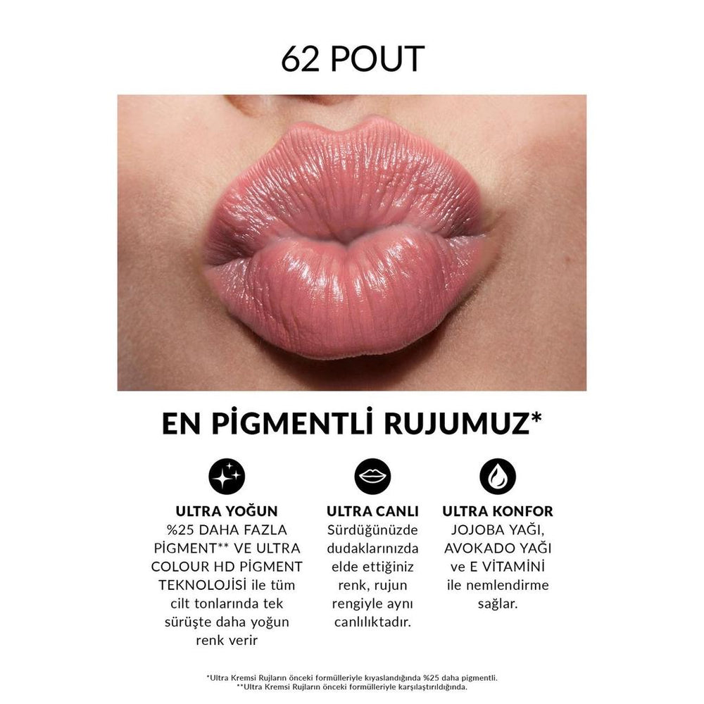 Avon Ultra Creamy Lipstick in 62 Pout 3.6g