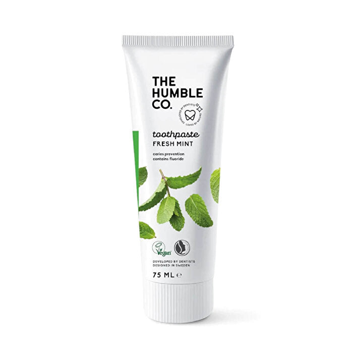 Humble Brush Fresh Mint Toothpaste 75ml - Natural & Vegan | SLS-Free - Toothpaste