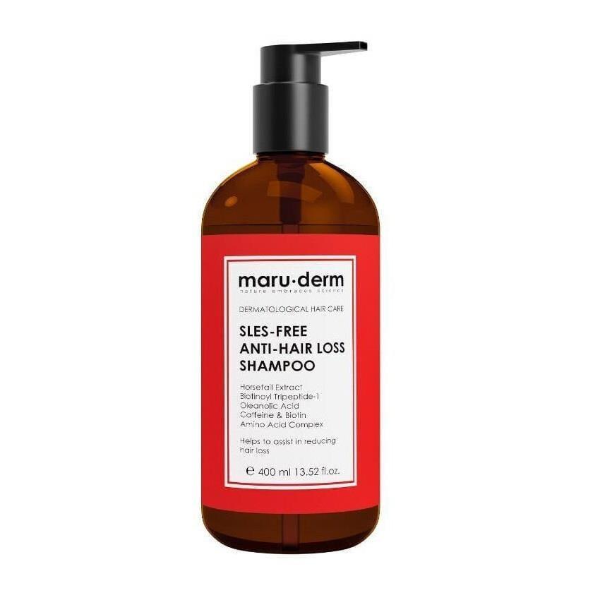 Maruderm Anti Hair Loss Sulfate Free Shampoo: Boost Hair Growth, Volume &amp; Shine - Biotin &amp; Caffeine - For All Hair Types Maruderm Anti Hair Loss Shampoo: Sulfate-Free &amp; Hair Growth hair loss shampoo, sulfate free shampoo, anti hair loss shampoo, hair growth shampoo, shampoo for thinning hair, shampoo for hair volume, biotin shampoo, caffeine shampoo, shampoo for all hair types, hair shampoo, hair care, hair growth, anti-thinning, sulfate-free, biotin, caffeine, hydrolyzed corn protein, hydrolyzed wheat prot