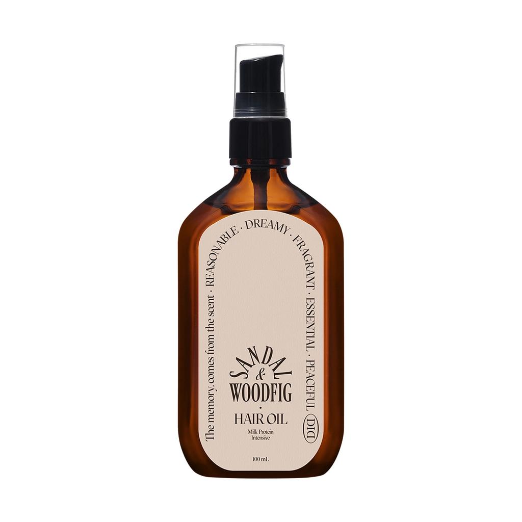 odiD Sandalwood &amp; Fig Milk Protein Hair Oil 100 ml
