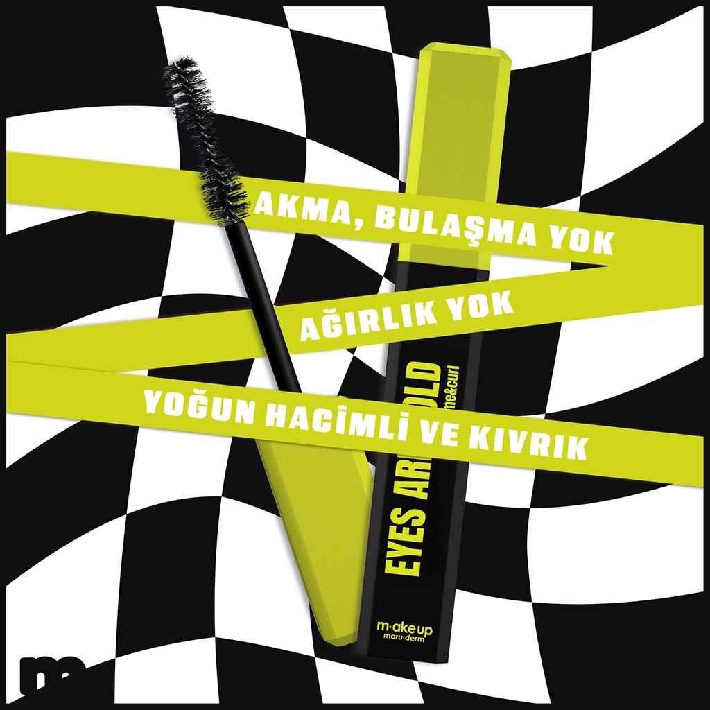 Maruderm Eyes Are Bold Mascara for Volume &amp; Curl 10ml