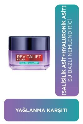 L'Oreal Paris Revitalift Filler: Oil Control Water Based Hyaluronic Acid Gel Cream - Lightweight Facial Moisturizer for Oily Skin, Anti-Aging Benefits L'Oreal Revitalift Filler: Oil Control Moisturizer - Hydrate & Shine-Free Loreal Revitalift Filler, Oil Control Moisturizer, Water Based Moisturizer, Hyaluronic Acid Gel Cream, Lightweight Facial Moisturizer, Moisturizer for Oily Skin, Anti-Aging Moisturizer, Loreal Moisturizer, Facial Moisturizer, Oily Skin, Combination Skin, Hydrating Gel, Oil-Free Moisturi