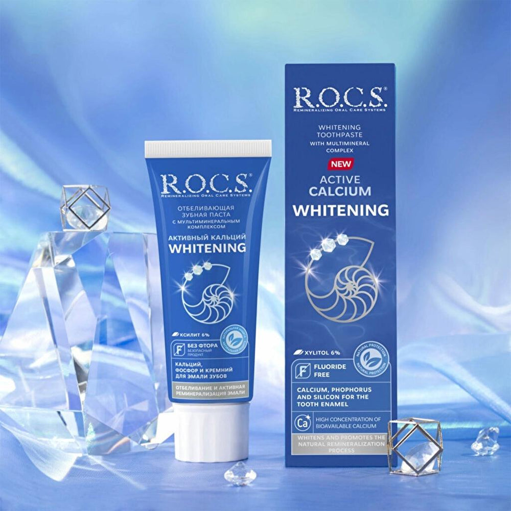 Rocs Active Calcium Extra Whitening Toothpaste 94g