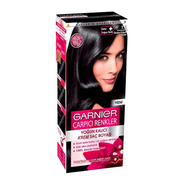 Garnier Color Naturals Extra Intense Black 1.0 Hair Dye: Nourishing, Long-Lasting Black Hair Color Garnier Color Naturals Black Hair Dye - Long Lasting &amp; Nourishing Garnier hair dye, Color Naturals, Extra intense black hair dye, Black hair color, Nourishing hair dye, Long-lasting black hair color, 1.0 black hair dye, Permanent black hair dye, hair color, black dye, nourishing dye, hair treatment, hair care, beauty, personal care, color, long lasting, shiny hair, intense black, Garnier, hair coloring, perman