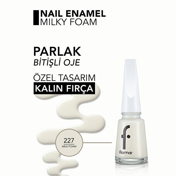 Flormar Nail Enamel 227 - Easy Application | 1 Piece - view 5