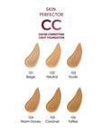 Golden Rose Skin Perfect CC SPF 50 Foundation 106 Toffee 30ml