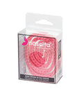 3D Portable Hair Brush - Pink Color | Ergonomic Design - Hair Accessories
