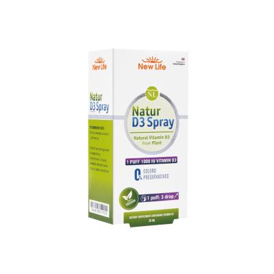 New Life Natur Vitamin D3 Spray 1000 IU - Vegan & Vegetarian Friendly Dietary Supplement New Life Natur Vitamin D3 Spray 1000 IU - Vegan Friendly Vitamin D3 Spray, Vegan Vitamin D Supplement, Vegetarian Vitamin D3, 1000 IU Vitamin D3, Natural Vitamin D Supplement, Dietary Supplement, Vegan Dietary Supplement, Vegetarian Dietary Supplement, Sea Algae Vitamin D3, Natural E Vitamin Preservative, Unflavored Supplements, Convenient Supplements, Bone Health Support, Immune Function Support
