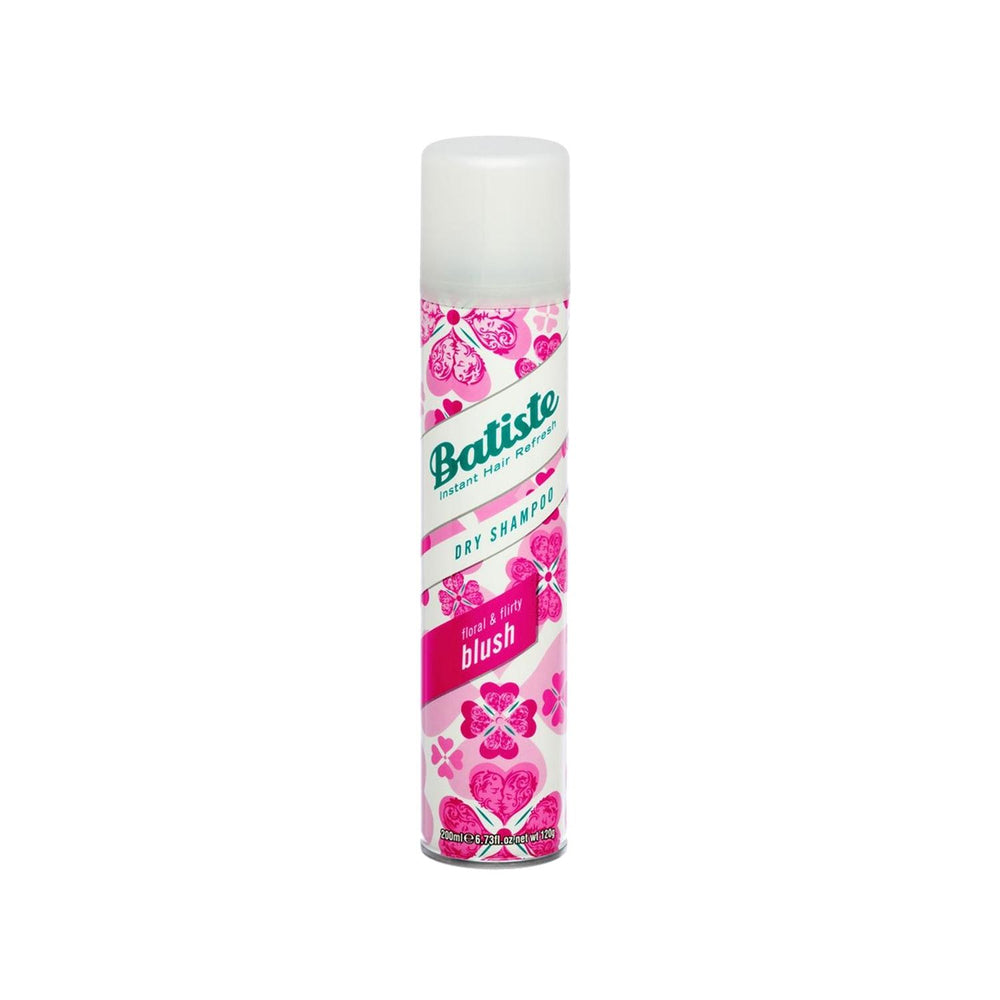 Batiste Floral Blush Dry Shampoo 200ml - Convenient Waterless Hair Refreshment - Blush