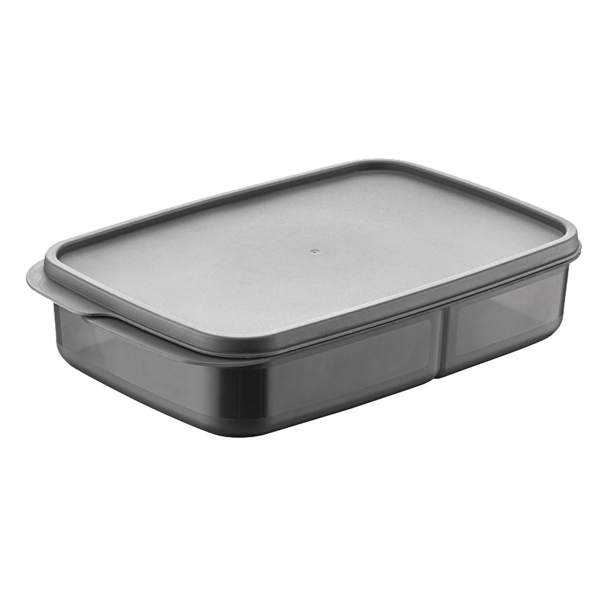 Bee Home Large Rectangular Storage Container with Compartments - 1.1L, Dishwasher Safe, Polypropylene Kitchen Organizer Bee Home 1.1L Storage Container - Dishwasher Safe & Durable storage container, kitchen storage, bathroom organization, polypropylene container, dishwasher safe storage, large capacity container, kitchen organizer, household storage, home organization, kitchen essentials, clutter-free kitchen, home decor, organization solution, plastic storage container