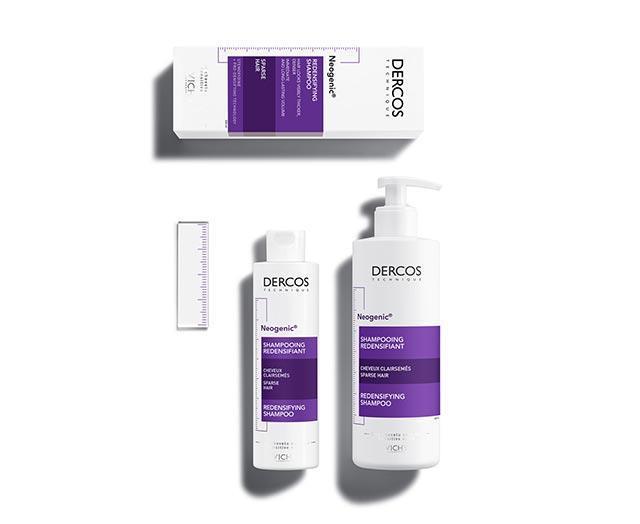Vichy Dercos Neogenic Redensifying Shampoo for Hair Loss & Thinning Hair, 13.53 fl oz - Volumizing & Densifying for Men & Women Vichy Dercos Neogenic Shampoo for Hair Loss & Thinning Hair Vichy Dercos Neogenic Shampoo, Hair Loss Shampoo, Redensifying Shampoo, Volumizing Shampoo for Thinning Hair, Shampoo for Hair Density, Hair Care, Hair Loss Treatment, Thinning Hair Solution, Men's Hair Care, Women's Hair Care, Salicylic Acid Shampoo, Hydroxypropyl Guar Shampoo, Gentle Shampoo, Non-Weighty Shampoo