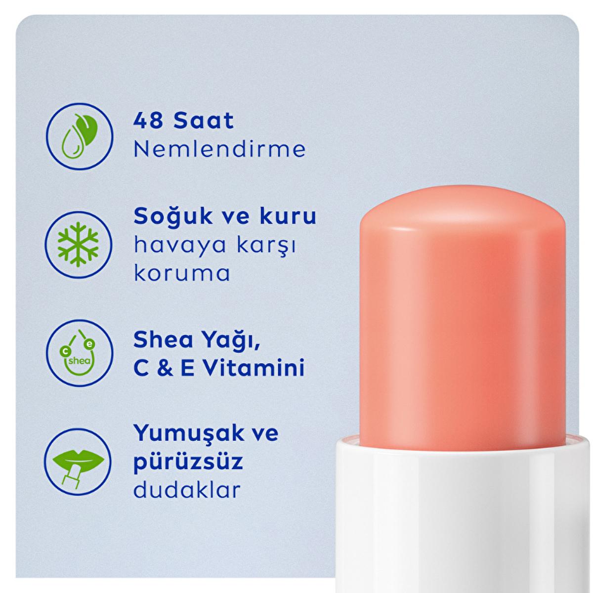 Nivea Lip Care Balm - 24 Hour Moisturizing Shimmering Lip Balm Nivea 24hr Moisturizing Lip Balm Lip balm, Nivea lip care, Moisturizing lip balm, Dermatologically tested lip care, Shimmering lip balm, Lip care products, Dry lip solution, Chapped lip remedy, Natural lip balm, Cleaner lip care