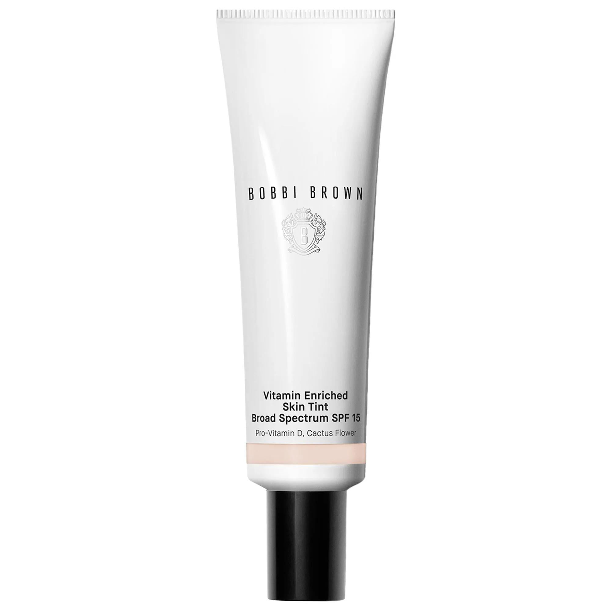 Glossier Vitamin Enriched Hydrating Skin Tint SPF 15 - Natural Coverage, 12hr Hydration & Sun Protection Glossier Skin Tint SPF 15 - Hydrating & Natural Coverage Skin tint, Hydrating makeup, SPF 15, Natural coverage, Long-lasting makeup, Buildable coverage, Multivitamin-infused, Hyaluronic Acid, Vitamin E Complex, Shea Butter, Makeup with skincare benefits, Effortless makeup, Everyday makeup, Natural finish, Light coverage, Cream formulation, Sun protection, Moisturizing makeup, Glossier, Beauty, Makeup, Sk