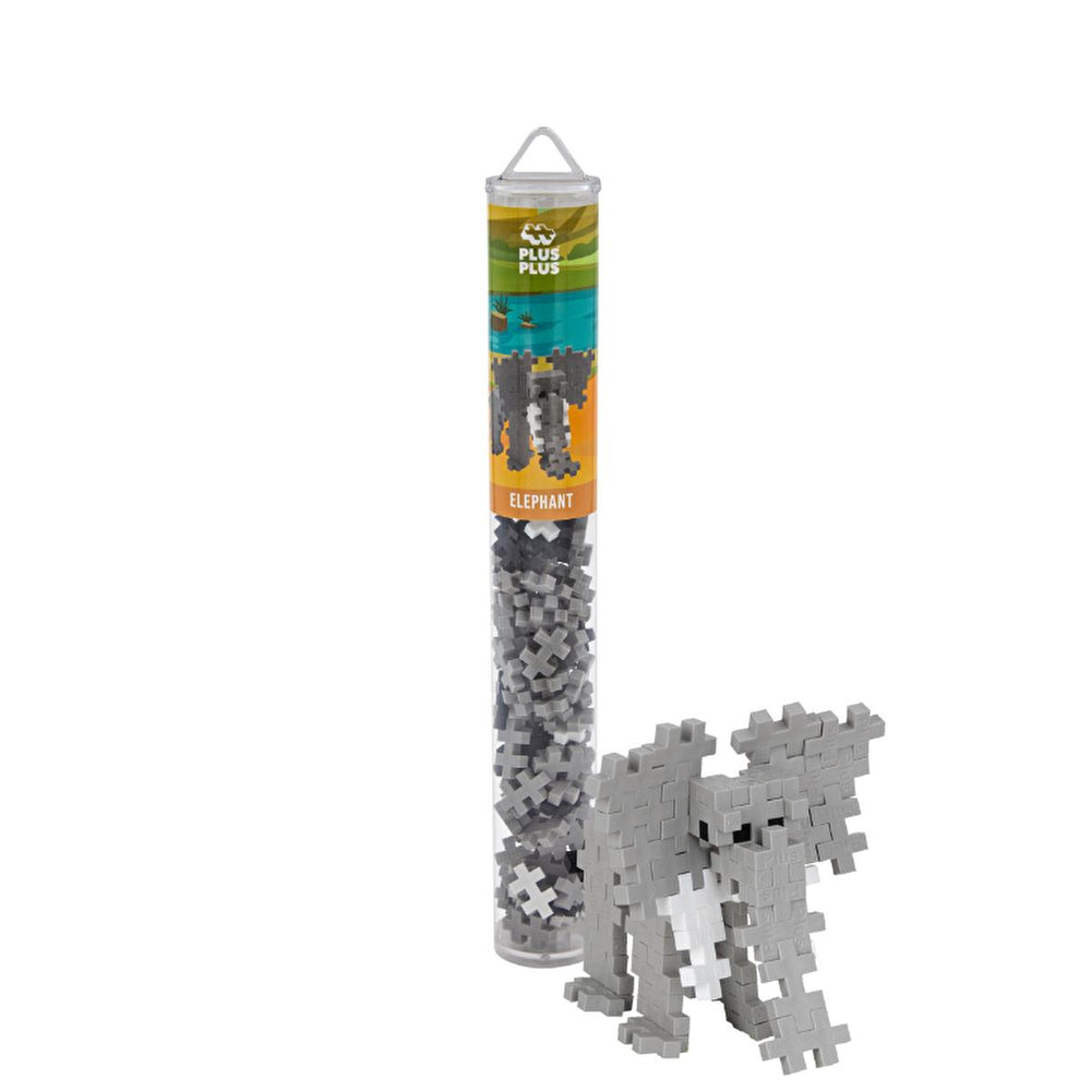 Plus Plus Construction Toy, 100 Piece Reusable Tube - Danish Design Creative Building Set for Kids and Adults - Toy