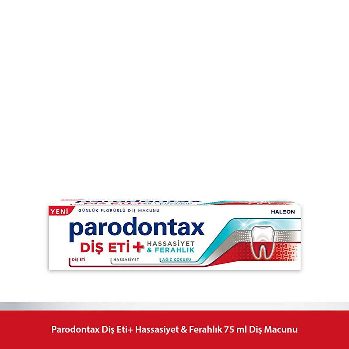 Parodontax Sensitive Teeth and Gum Health Toothpaste with Fluoride - Natural Mint Flavor, 2.54 fl oz Parodontax Sensitive Teeth Toothpaste - Natural Mint, 2.54 fl oz sensitive teeth toothpaste, gum health toothpaste, natural toothpaste, fluoride toothpaste, plaque control toothpaste, oral care, gum sensitivity, natural ingredients, low-sodium toothpaste, breath freshener, tooth decay prevention