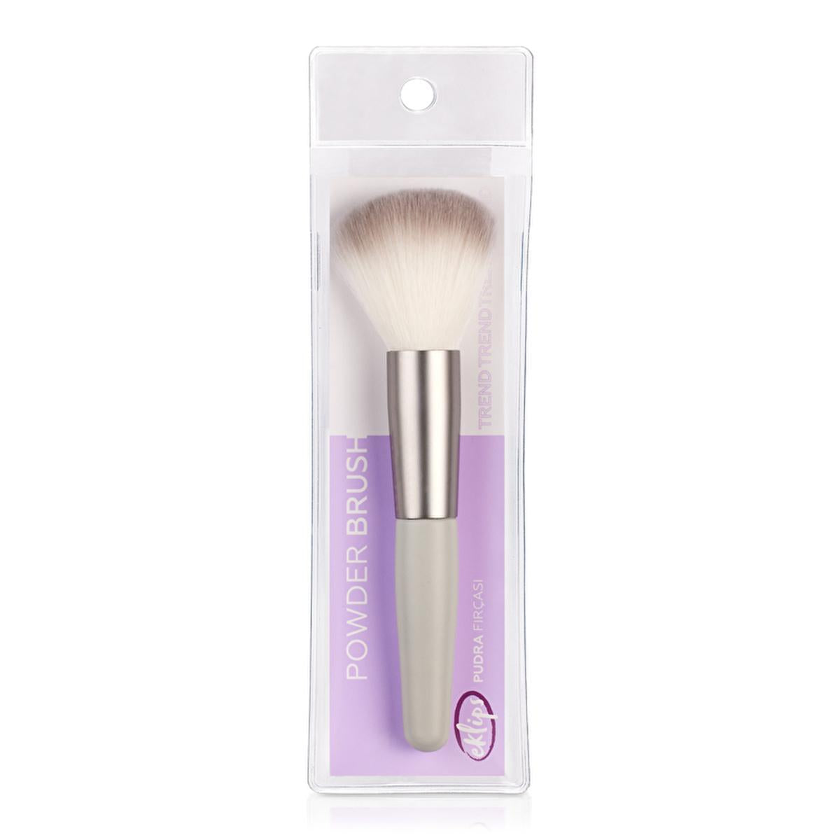 Eklips Trend Professional Makeup Brush for Powder Application - Soft Bristles, Dense Structure Eklips Trend Makeup Brush for Flawless Powder Application makeup brush, powder brush, cosmetic brush, Eklips Trend, professional makeup tools, soft bristles, dense bristle structure, powder makeup, makeup enthusiasts, professional makeup artists, cosmetic products, beauty tools