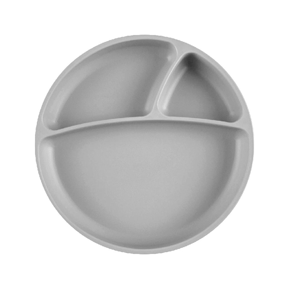 OiOi 100% Premium Silicone Baby Plate - Vacuum-Sealed, Heat Resistant, Non-Toxic - Perfect for Self-Feeding & - view 2